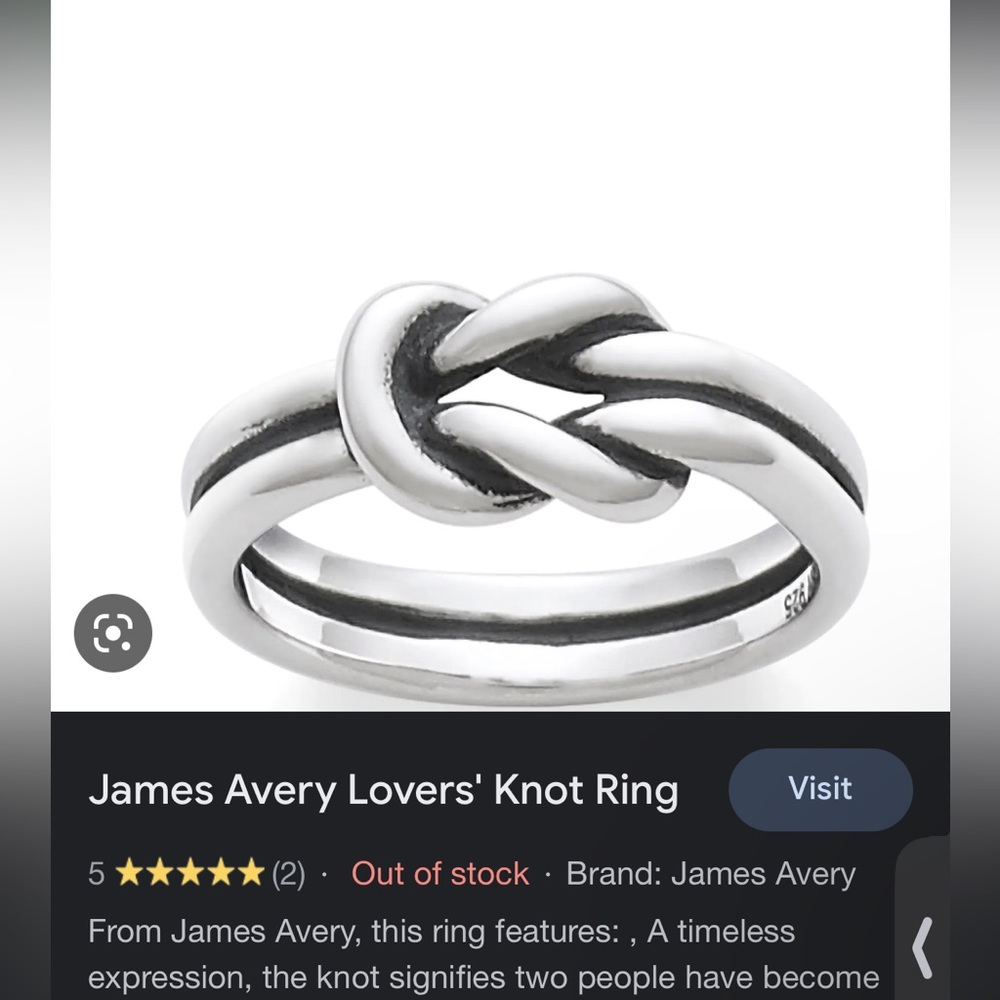 james avery knot ring